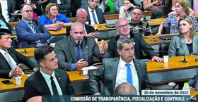 George participou de audiência no Senado com parlamentares bolsonaristas, como Eder Mauro