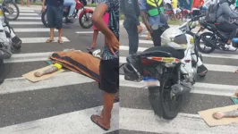 O acidente fatal ocorreu em frente à entrada do Parque do Utinga, na pista sentido Ananindeua-Belém da Avenida João Paulo II.