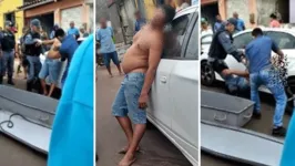 Após constatarem a morte do homem, as  autoridades policiais fizeram a remoção do cadáver.