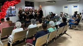 Cantata de Natal é realizada no Hospital Regional Público do Leste