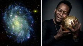 Nasa posta foto de galáxia para homenagear Pelé