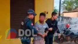 Jovem teve quer ser contido por policiais militares