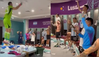 Jogadores da Argentina cantam música com provocação ao Brasil após