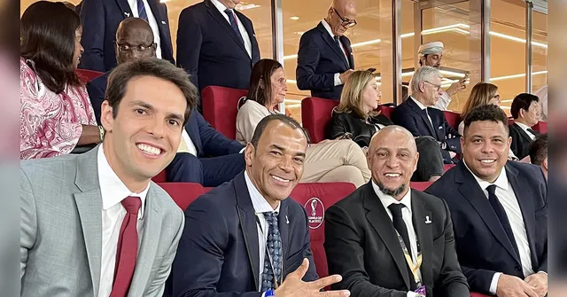 Imagem ilustrativa da notícia Vídeo: Penta campeões assistem vitória do Brasil no Catar