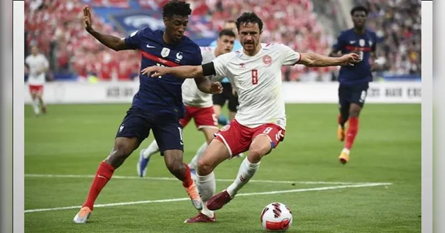 Imagem ilustrativa da notícia França 2 x 1 Dinamarca: acompanhe mais um jogo do grupo D