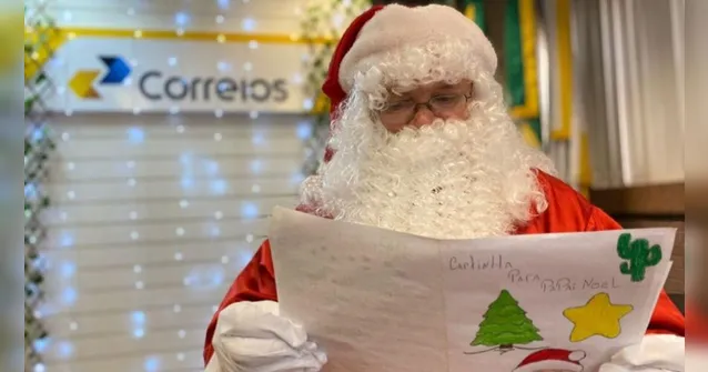 Imagem ilustrativa da notícia Correios: saiba como adotar uma carta para o Papai Noel