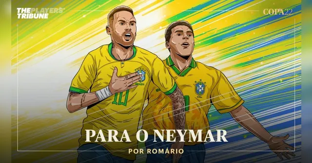 Imagem ilustrativa da notícia Romário escreve carta de incentivo para Neymar. Leia 