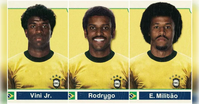 Imagem ilustrativa da notícia Real Madrid mostra versão retrô de brasileiros na Copa