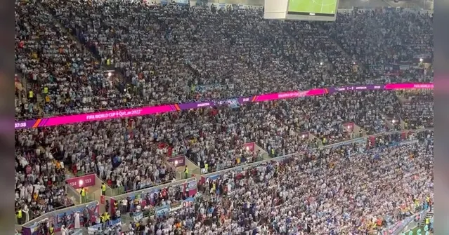 Imagem ilustrativa da notícia Torcida argentina dá show à parte em duelo contra Austrália