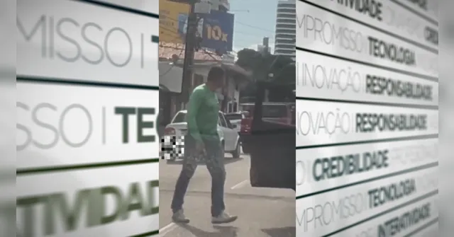Imagem ilustrativa da notícia Vídeo: motorista armado faz confusão no trânsito em Belém