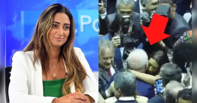 Imagem ilustrativa da notícia Ex-ministra de Bolsonaro sai do PL após beijar Lula