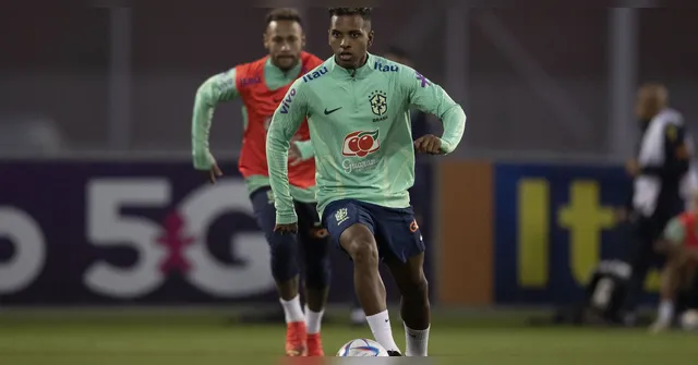Imagem ilustrativa da notícia Provável substituto de Neymar, Tite elogia atacante Rodrygo