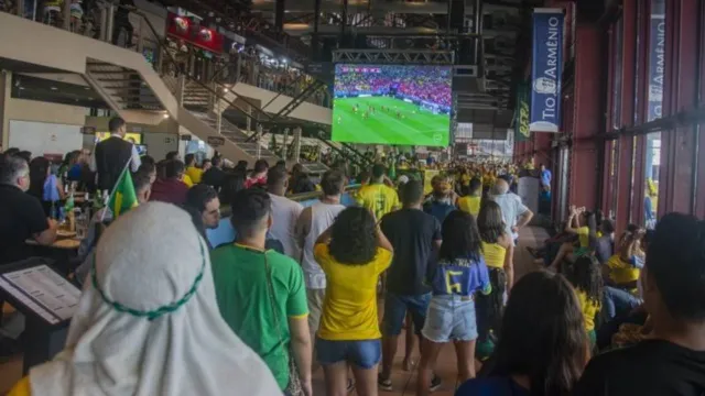 Imagem ilustrativa da notícia Estação das Docas exibirá 2º jogo do Brasil na Copa 