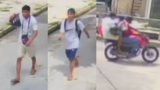 Imagem ilustrativa da notícia Vídeo: dupla de assaltantes em moto age no Telégrafo