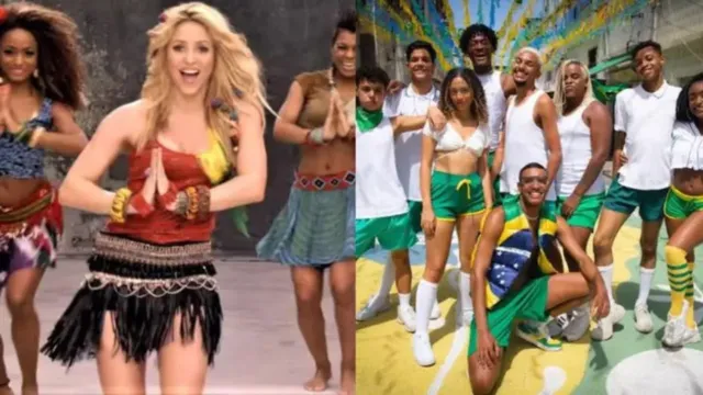 Imagem ilustrativa da notícia Shakira compartilha clipe brasileiro com remix 'Waka Waka'