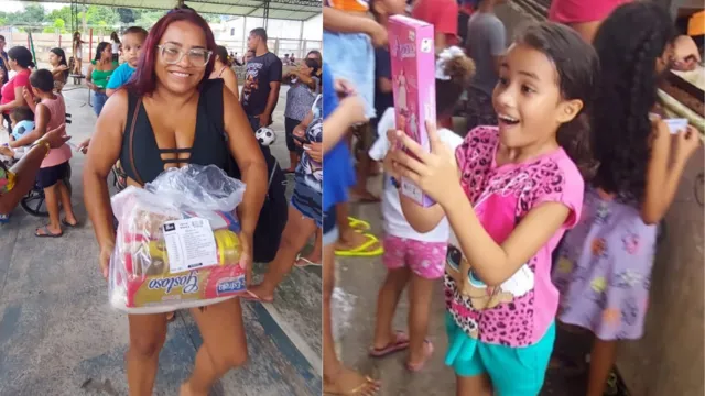 Imagem ilustrativa da notícia Projeto doa brinquedos e alimentos a famílias de Belém