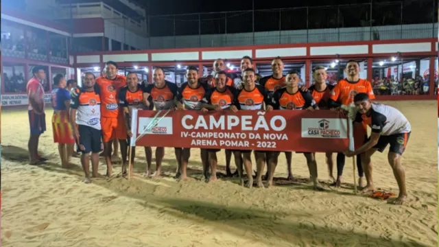 Imagem ilustrativa da notícia GDL é campeã da Copa Pomar de Futebol de Areia, em Muaná