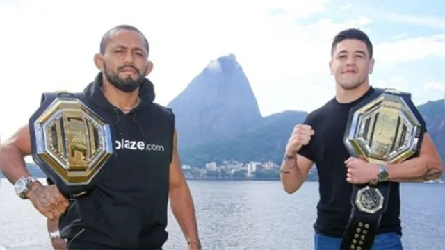 Imagem ilustrativa da notícia Deiveson Figueiredo e Brandon Moreno apresentam UFC Rio