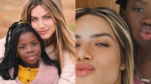 Imagem ilustrativa da notícia Giovanna Ewbank mostra Titi sem as tranças e de black power