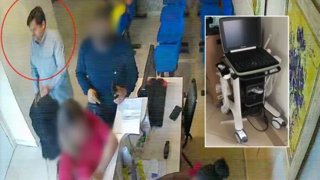 Imagem ilustrativa da notícia Ladrão se passa por paciente e furta aparelho de R$ 150 mil