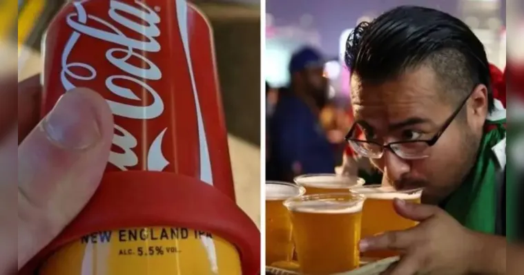 Imagem ilustrativa da notícia Brasileiros colocam capa de Coca-Cola em cerveja no Qatar