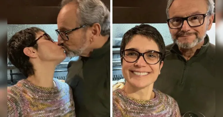 Imagem ilustrativa da notícia Sandra Annenberg publica declaração de amor a Ernesto Paglia