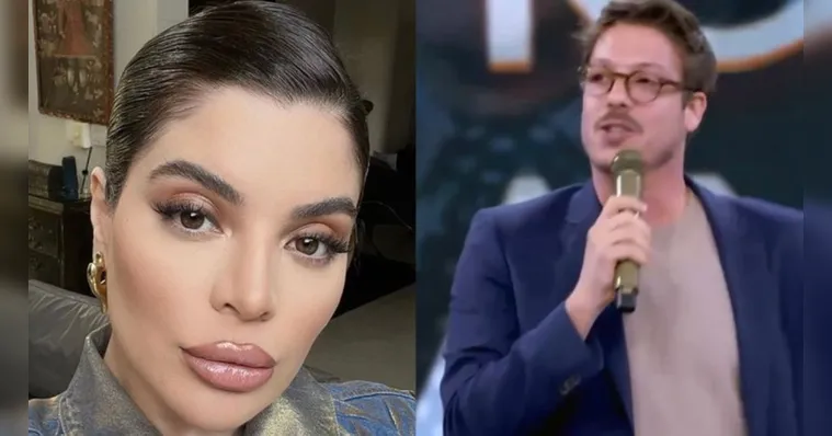 Imagem ilustrativa da notícia Gkay rebate piada de Porchat no Domingão: 'Um lixo enorme'
