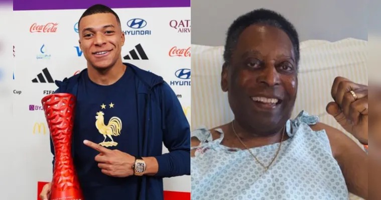 Imagem ilustrativa da notícia Após vitória, Mbappé manda novo recado a Pelé; veja