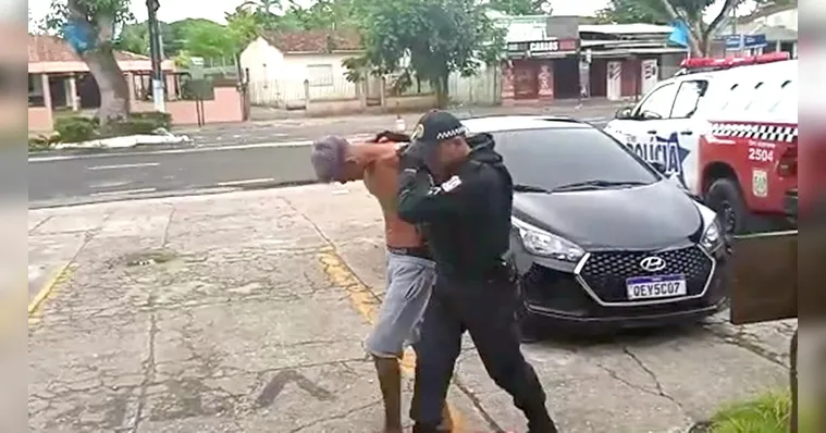 Imagem ilustrativa da notícia Criminoso que espancava o próprio pai é preso em Mosqueiro