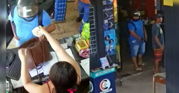 Imagem ilustrativa da notícia Vídeo: falso entregador assalta comércio em Castanhal