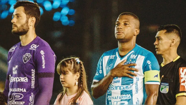 Imagem ilustrativa da notícia Capitão do Paysandu avalia empate e deixa recado à Fiel