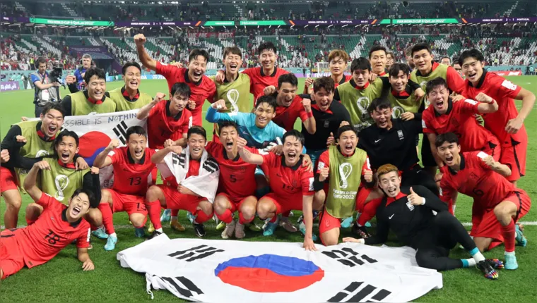 Imagem ilustrativa da notícia Coreia vence Portugal e se classifica ao mata-mata no Catar