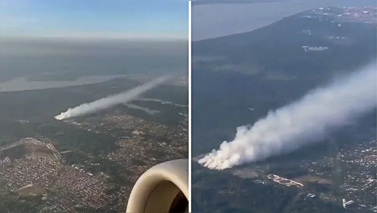 Imagem ilustrativa da notícia Fumaça e neblina persistem em Belém; entenda o motivo