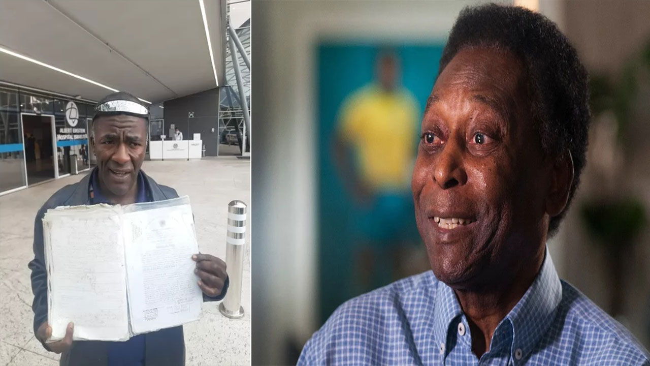 Homem diz ser primo de Pelé e tenta levar certidão ao Rei