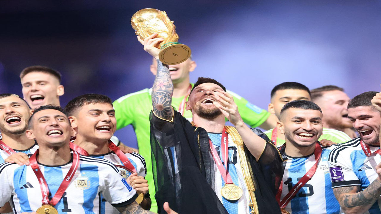 Argentina campeã Mundial pela 3.ª vez. Messi é o melhor jogador