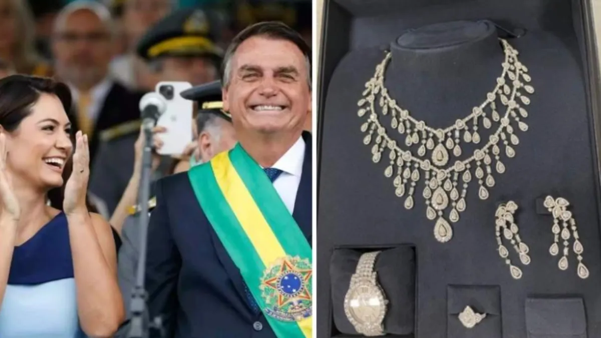 Imagem ilustrativa da notícia Bolsonaro admite ter ficado com joias da Arábia Saudita