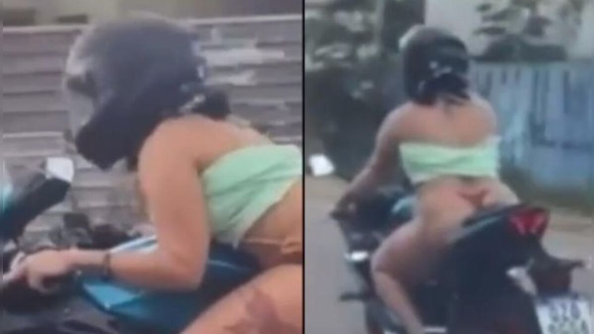 Vídeo: de moto ninja e fio dental mulher viraliza em Manaus • DOL