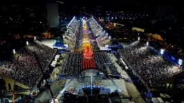 Sambódromo da Marquês de Sapucaí.