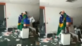 Bolsonarista foi flagrado defecando no interior do STF