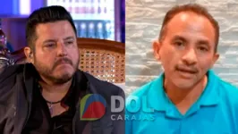 O cantor Bruno e Manoel Gomes