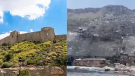 Castelo de Giantzep ficou praticamente irreconhecível após tremor que atingiu a Turquia e a Síria