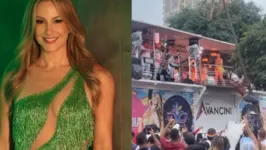 Imagem ilustrativa da notícia Fãs de Claudia Leitte derrubam árvore e escalam trio em SP