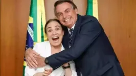 A atriz sempre foi umas das apoiadoras mais ativas de Jair Bolsonaro.