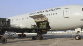 Boeing 767 da Força Aérea Brasileira utilizado no transporte dos imigrantes venezuelanos.