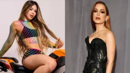 Melody e Anitta (respectivamente na foto), no ano passado, entraram em uma grande troca de alfinetadas.