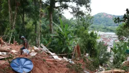 A região mais atingida foi a Barra do Sahy, em São Sebastião.