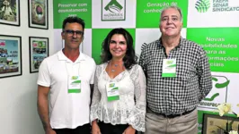 Ubiratan Novelino Filho, vice-presidente; Márcia Centeno, diretora executiva, e Ramilson Martins, presidente, estão à frente da APPF