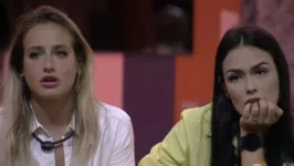 Bruna e Larissa não sabem que terão que vetar dois participantes