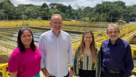 Estiveram presentes na visita técnica o novo presidente da Cosanpa José Fernando de Mendonça Gomes Júnior, membros da atual gestão, entre eles a diretora de Operações da Cosanpa, Cleide Ferreira, o Diretor de Mercado, Maurício Almeida e Anadélia Santos, Diretora de Gestão, Logística e Pessoas.