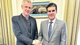 Helder também reuniu com o vice-ministro de Energia, Clima e Meio Ambiente, lord Goldsmith